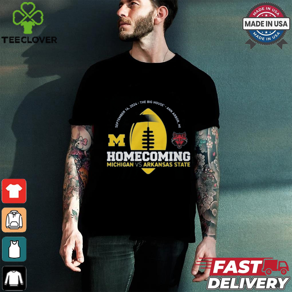 Michigan Wolverines Valiant Blue 2024 Homecoming Gameday Shirt Michigan Wolverines Valiant Blue 2024 Homecoming Gameday Shirt