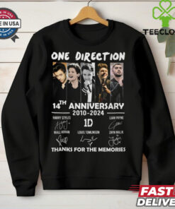One Direction 12th Anniversary 2010 2022 Signatures T Shirt Band Music Merch