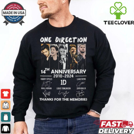 One Direction 12th Anniversary 2010 2022 Signatures T Shirt Band Music Merch