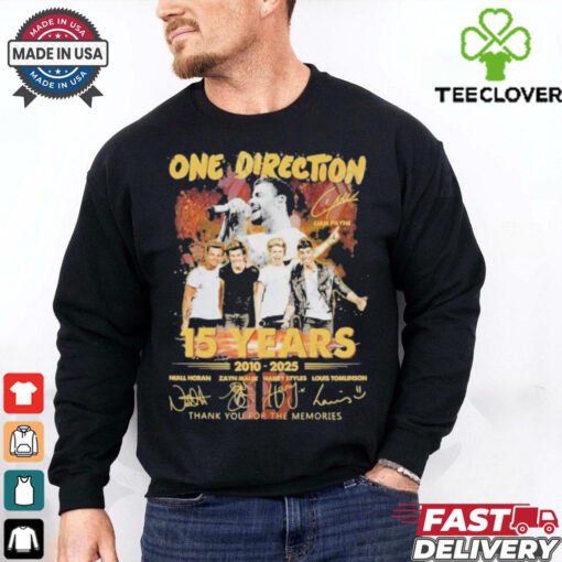 One Direction Liam Payne 15 Years 2010 2025 Thank You For The Memories T Shirt