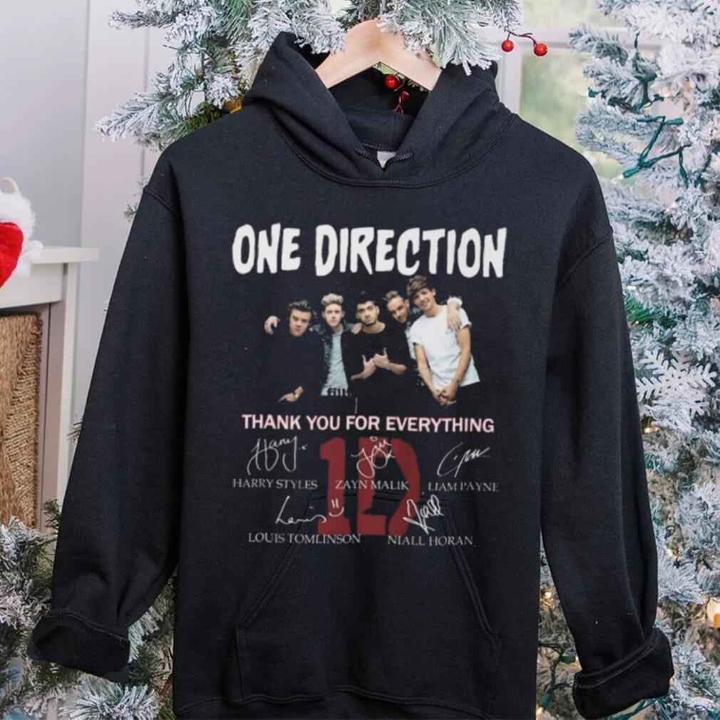 One Direction Thank You For Everything Signatures t shirt One Direction Thank You For Everything Signatures t shirt