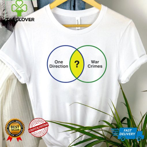 One Direction War Crimes logo shirt