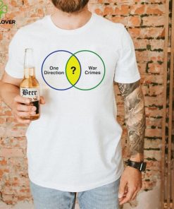 One Direction War Crimes logo shirt
