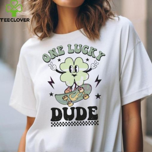 One Lucky Dude Shamrock hoodie, sweater, longsleeve, shirt v-neck, t-shirt