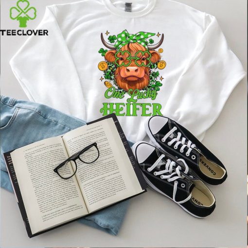 One Lucky Heifer St Patricks Day Cow shirt