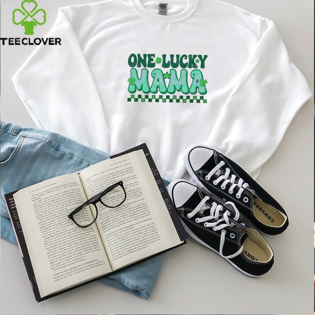 One Lucky Mama Checkered Patricks Day shirt One Lucky Mama Checkered Patricks Day shirt