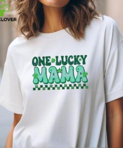 One Lucky Mama Checkered Patricks Day shirt
