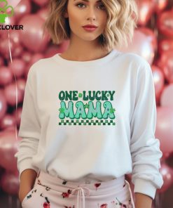 One Lucky Mama Checkered Patricks Day shirt