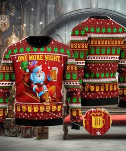 One More Night Beer All Over Printed 3D Ugly Christmas Sweater Christmas Gift For Men And Women