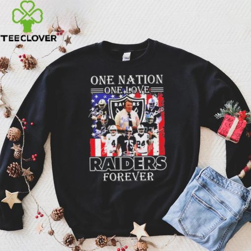 One Nation One Love Raiders Forever Shirt