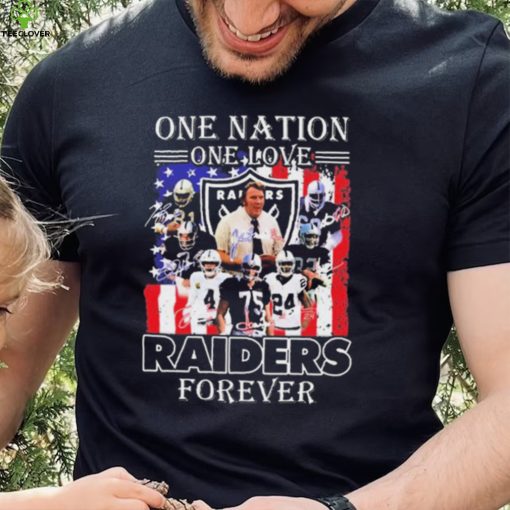 One Nation One Love Raiders Forever Shirt