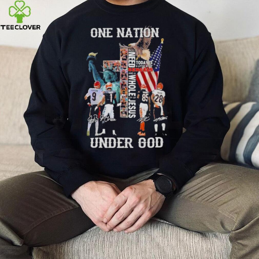 One Nation Under God Cincinnati Bengals 2022 Shirt