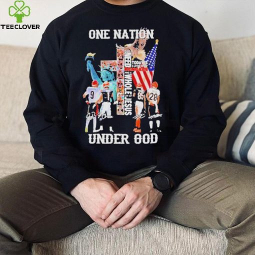 One Nation Under God Cincinnati Bengals 2022 Signature Shirt