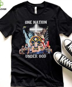 One Nation Under God Denver Nuggets Signatures Shirt