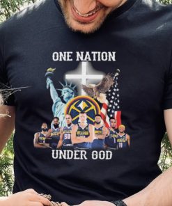 One Nation Under God Denver Nuggets Signatures Shirt