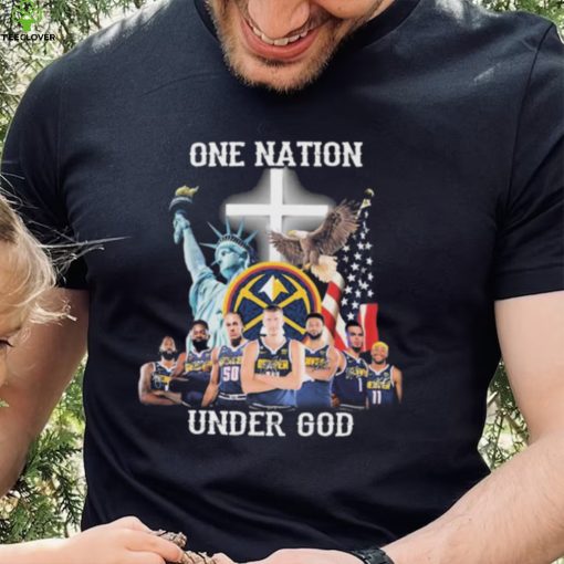 One Nation Under God Denver Nuggets Signatures Shirt