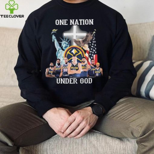 One Nation Under God Denver Nuggets Signatures Shirt