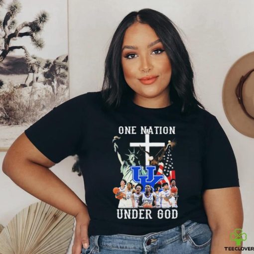 One Nation Under God Kentucky Wildcats Basketball 2023 2024 Signatures Shirt