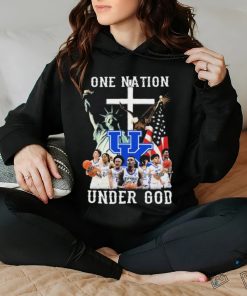 One Nation Under God Kentucky Wildcats Basketball 2023 2024 Signatures Shirt