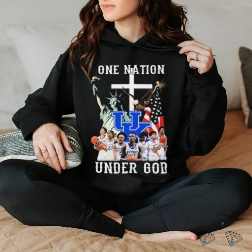 One Nation Under God Kentucky Wildcats Basketball 2023 2024 Signatures Shirt