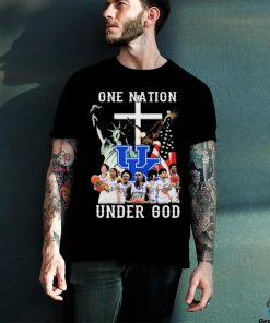 One Nation Under God Kentucky Wildcats Basketball 2023 2024 Signatures Shirt