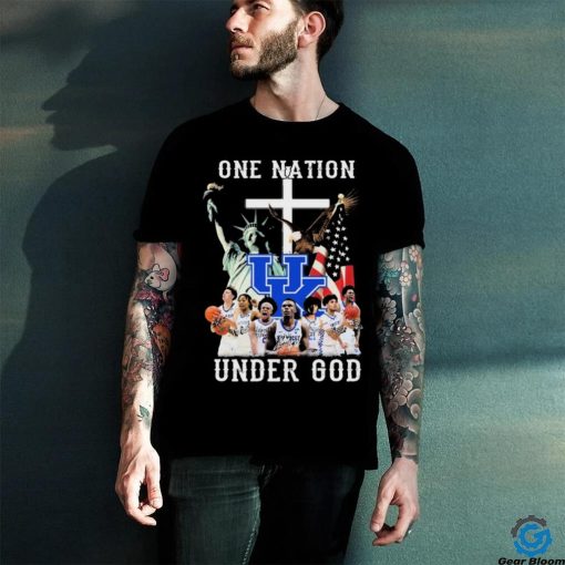 One Nation Under God Kentucky Wildcats Basketball 2023 2024 Signatures Shirt