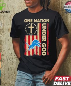 One Nation Under God Lions Logo Shirt