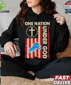 One Nation Under God Lions Logo Shirt