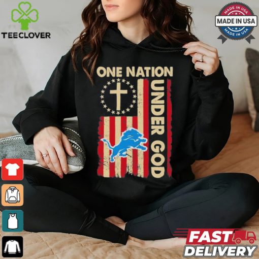 One Nation Under God Lions Logo Shirt
