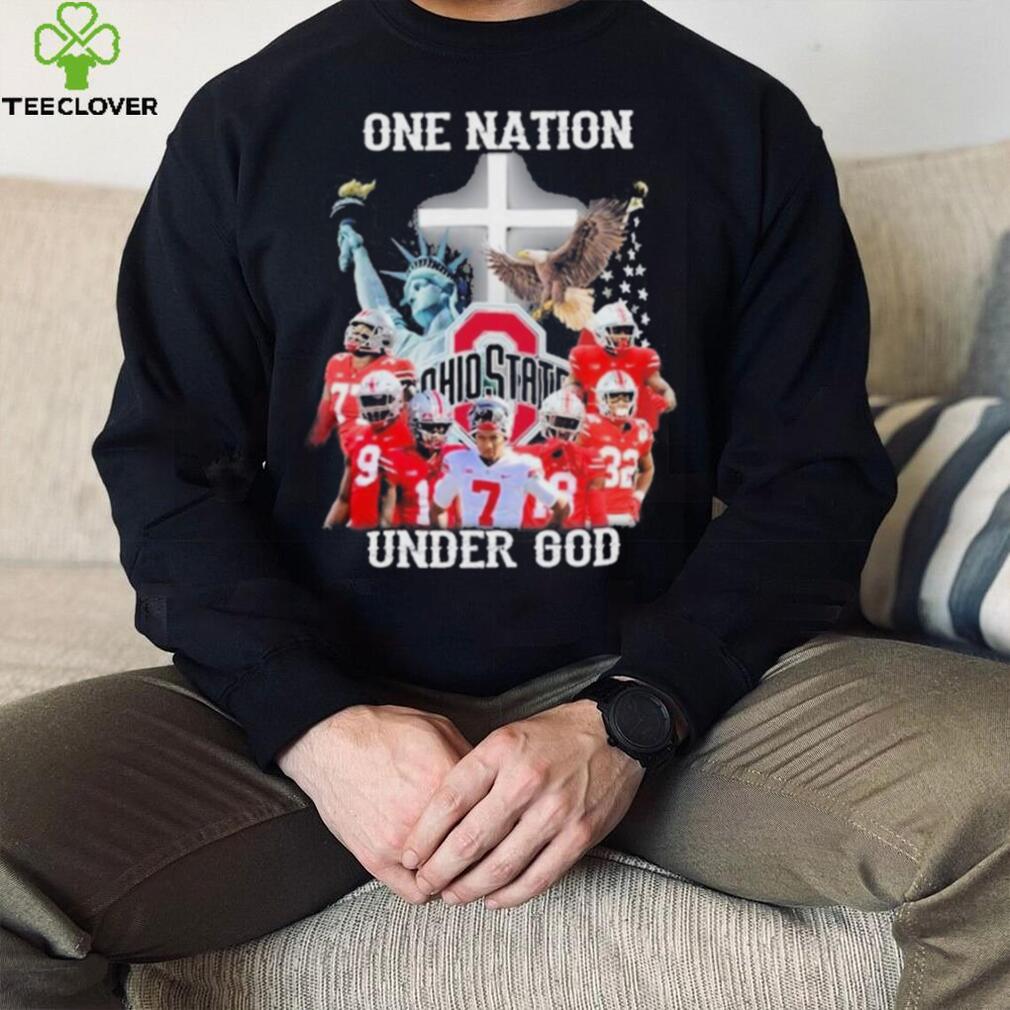 One Nation Under God Ohio State Buckeyes T Shirt One Nation Under God Ohio State Buckeyes T Shirt