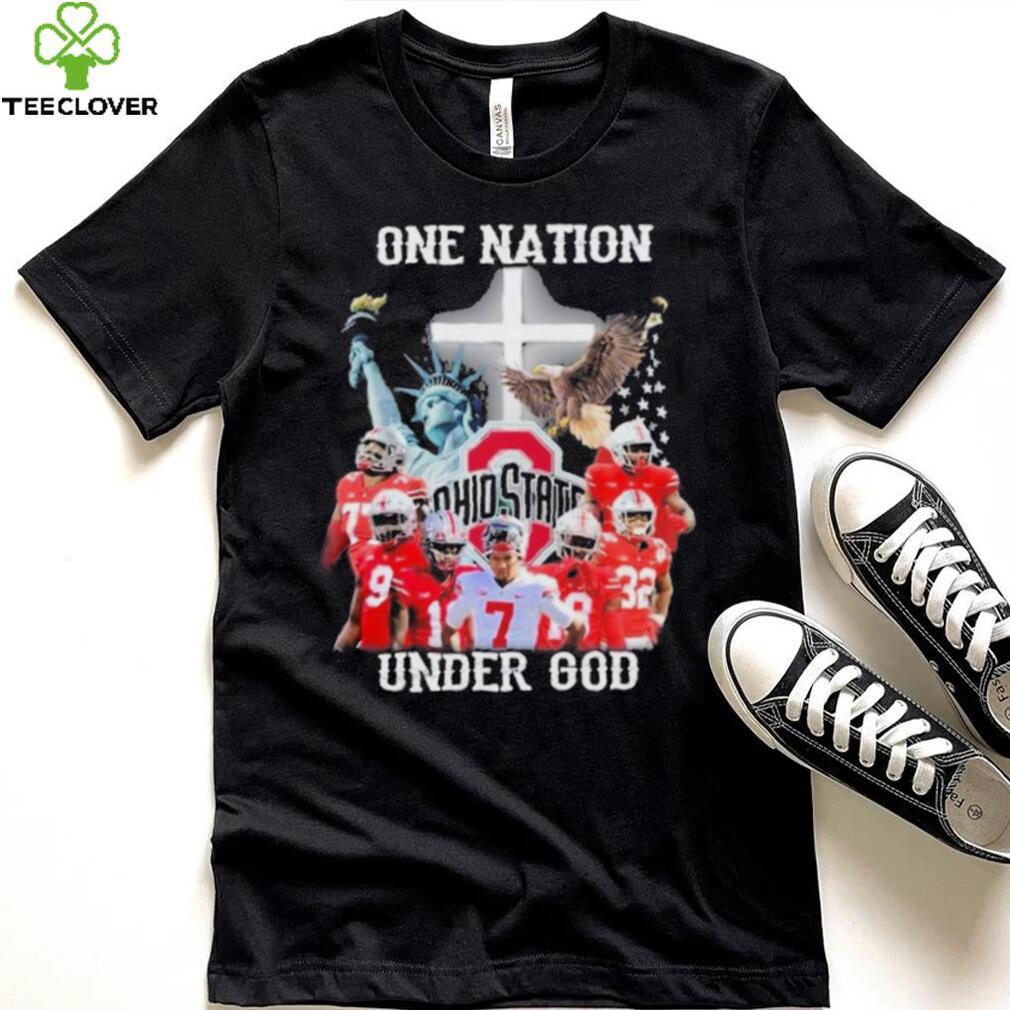 One Nation Under God Ohio State Buckeyes T Shirt One Nation Under God Ohio State Buckeyes T Shirt