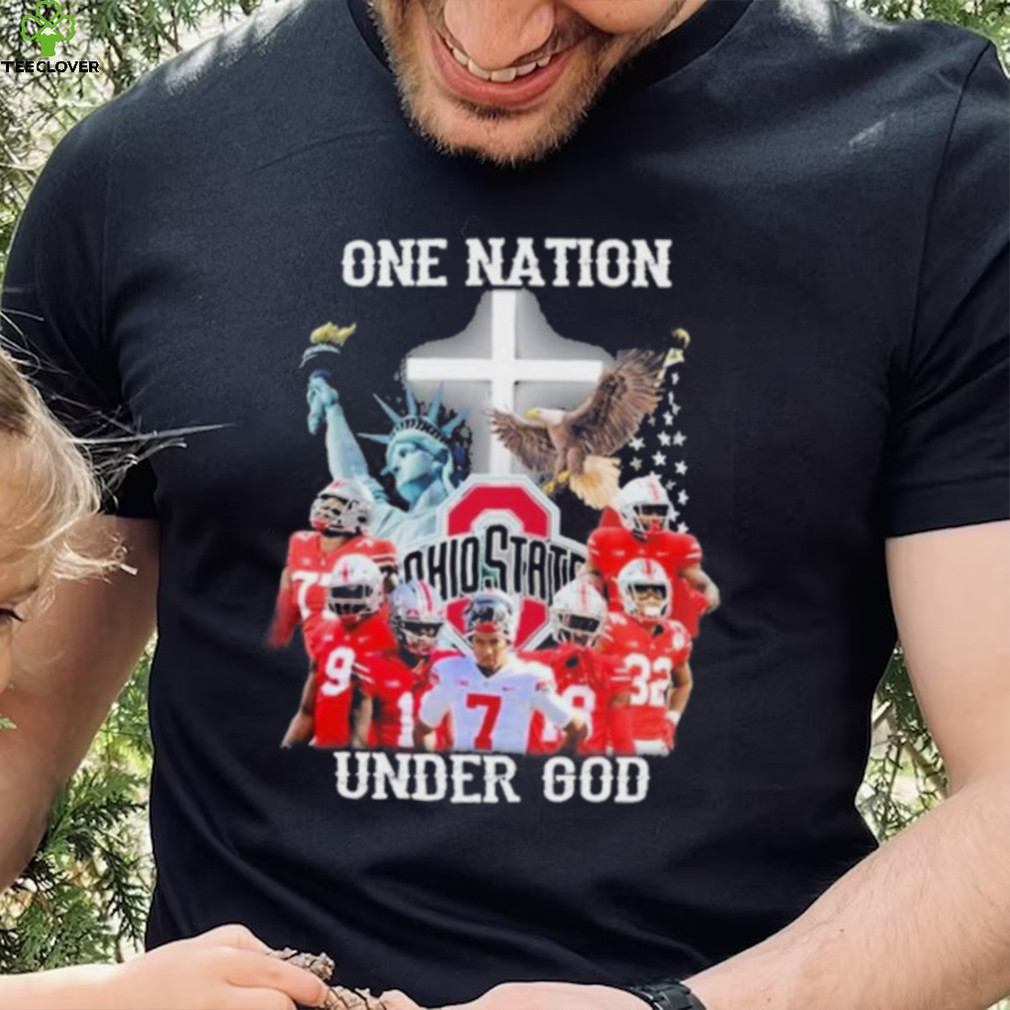 One Nation Under God Ohio State Buckeyes T Shirt One Nation Under God Ohio State Buckeyes T Shirt