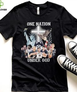 One Nation Under God Teams Uconn Shirt