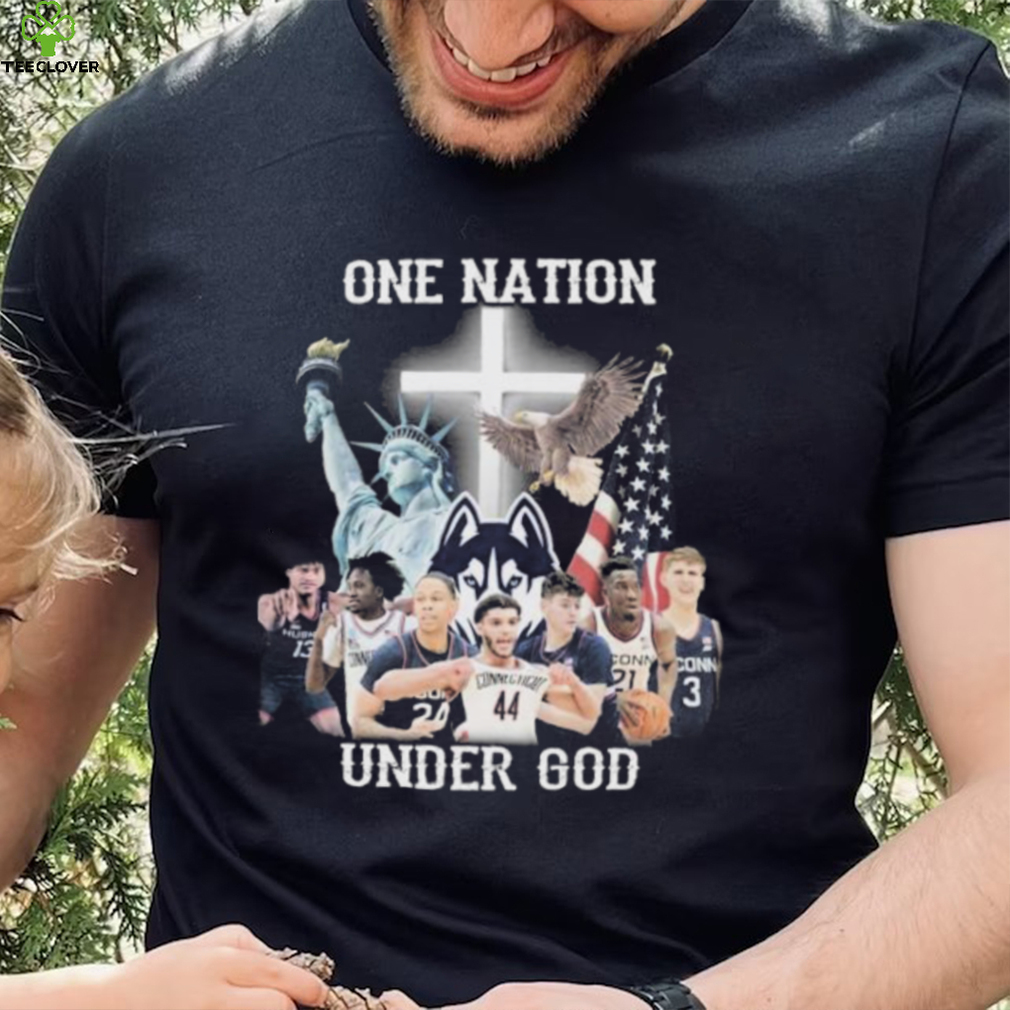One Nation Under God Teams Uconn Shirt One Nation Under God Teams Uconn Shirt