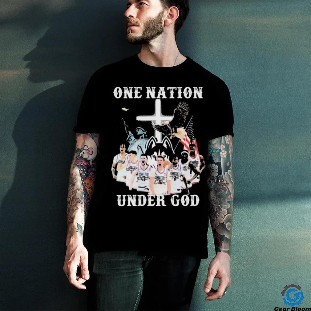 One Nation Under God Uconn Huskies Men’s Basketball Shirt One Nation Under God Uconn Huskies Men’s Basketball Shirt