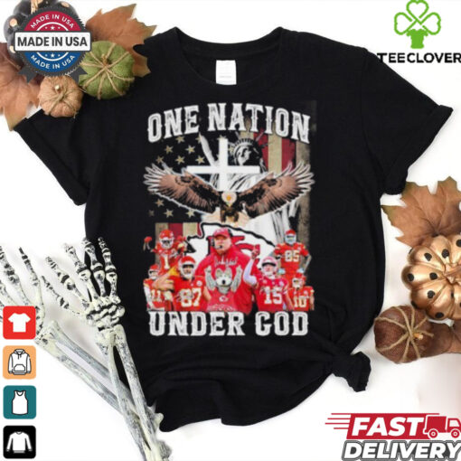 One Nation Under Kansas City Chiefs 2024 Signatures Hoodie 2D T Shirt
