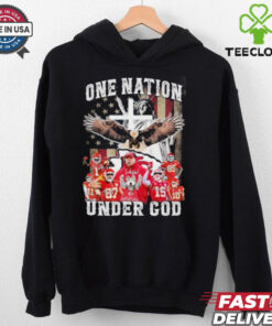 One Nation Under Kansas City Chiefs 2024 Signatures Hoodie 2D T Shirt