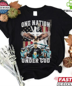 One Nation Under Philadelphia Eagles 2024 Signatures Shirt
