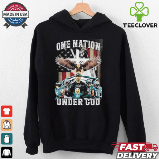 One Nation Under Philadelphia Eagles 2024 Signatures Shirt
