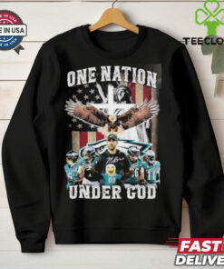 One Nation Under Philadelphia Eagles 2024 Signatures Shirt