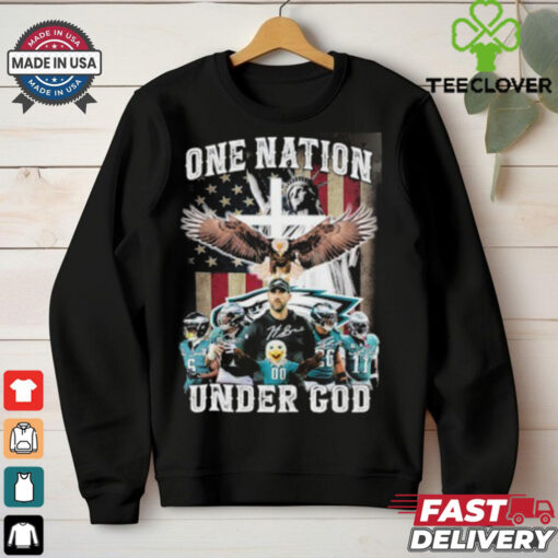 One Nation Under Philadelphia Eagles 2024 Signatures Shirt