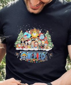 One Piece Chibi Snow Light Christmas Shirt
