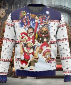 One Piece Crew Ugly Sweater Christmas Style Gift For Men And Women