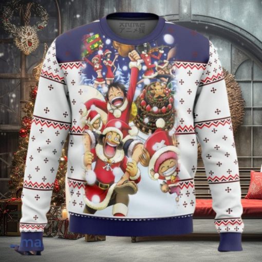 One Piece Crew Ugly Sweater Christmas Style Gift For Men And Women