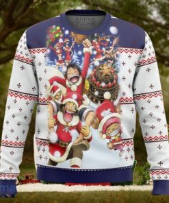 One Piece Crew Ugly Sweater Christmas Style Gift For Men And Women