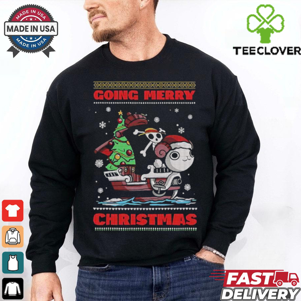 One Piece Going Merry ugly Christmas 2024 shirt One Piece Going Merry ugly Christmas 2024 shirt