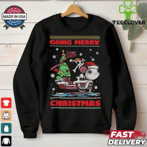 One Piece Going Merry ugly Christmas 2024 shirt