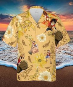 One Piece Joy Boy Luffy Anime Manga Hawaiian Shirt