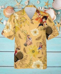 One Piece Joy Boy Luffy Anime Manga Hawaiian Shirt