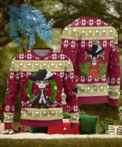 One Piece Mihawk Ugly Christmas Sweater 3D Gift For Big Fans